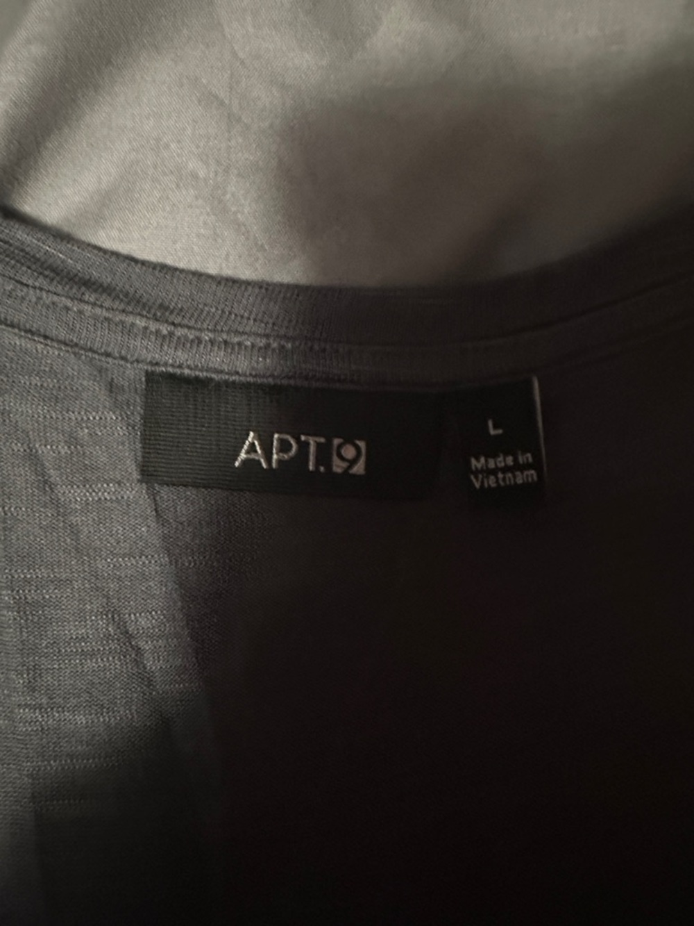Apt. 9 Charcoal Tank with Silver Stud Detail - Picture 2 of 3